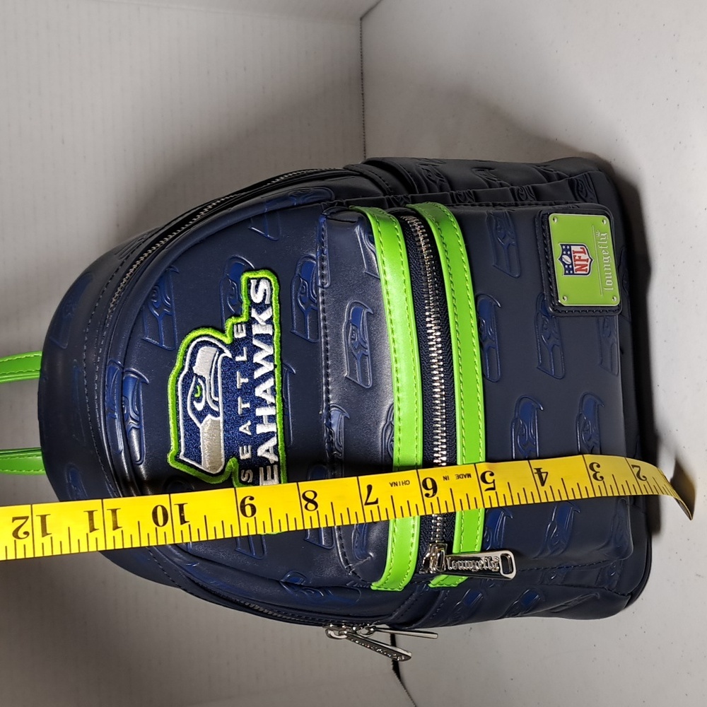 Loungefly Seattle Seahawks Backpack - Picture 10 of 11